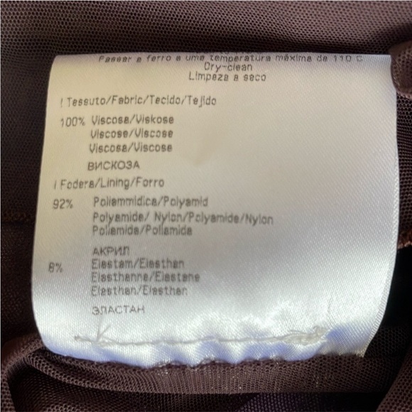 Versace Versus purple cowl neck midi dress, size US M/8 - Picture 8 of 10